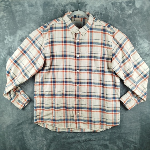 Carhartt WIP Work In Progress L/S Swenson Flannel Shirt Mens XL Multicolor